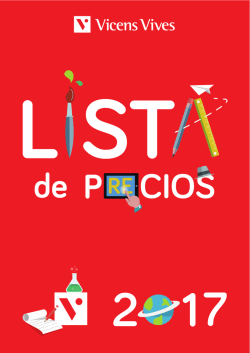 Precios - Editorial Vicens Vives