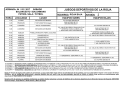 juegos deportivos de la rioja