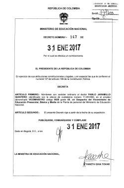 decreto 147 del 31 enero de 2017