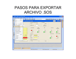 Exportar archivo SOS REV00