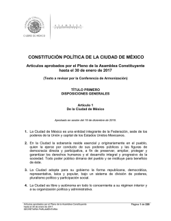 constitución política de la ciudad de méxico