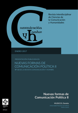 NUEVAS FORMAS DE COMUNICACIÓN POLÍTICA II