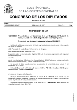 reforma de la Ley Orgánica 4/2015, de 30 de marzo, de protección