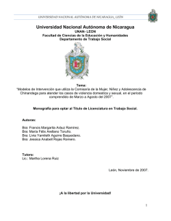 Universidad Nacional Autnoma de Nicaragua - UNAN-León