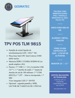 TPV POS TLM 9815