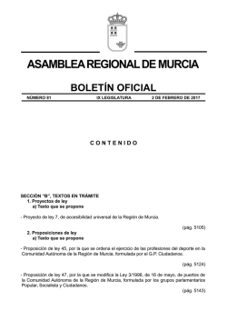 contenido - Asamblea Regional de Murcia