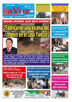 Retiran troncos del puente Allccomachay