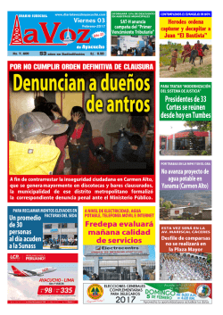 viernes 03 de febrero de 2017