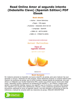 Read Online Amor al segundo intento (Debolsillo