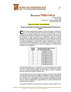 Documento TRIBUTAR-io - Tributar Asesores SAS