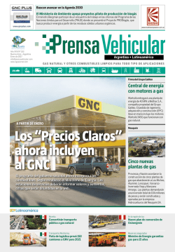 Los “Precios Claros” ahora incluyen al GNC