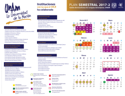 Calendario escolar - Cele