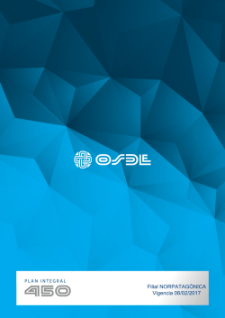 Filial NORPATAG&Oacute;NICA Vigencia 01/02/2017