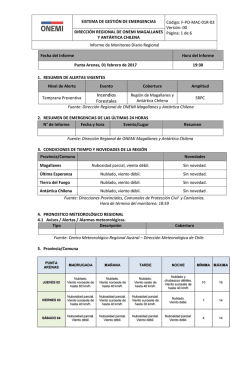 Informe Diario de Monitoreo Regional PM 01.02.2017