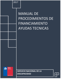 manual de procedimientos de financiamiento ayudas