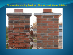 Chimney Repointing Services - Timber Hawk Home Builders