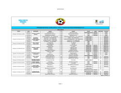 programacion oficial futbol 8 mixto 5 fecha, torneos