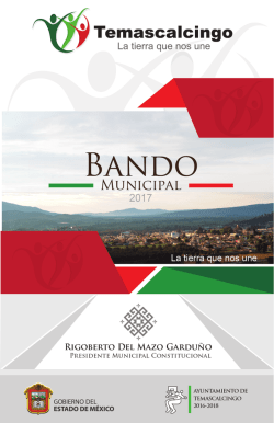 Ver Bando en PDF - Ayuntamiento de Temascalcingo