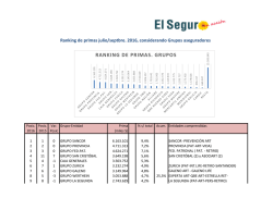 Grupos aseguradores - El seguro en acción