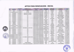 aptos para renovacion