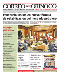 Descargar PDF - Correo del Orinoco