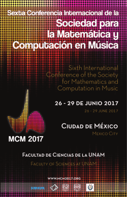 Sociedad para Computación en Música la Matemática y