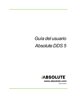 Guía del usuario Absolute DDS 5