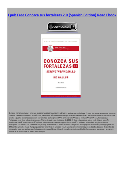 Epub Free Conozca sus fortalezas 2.0 (Spanish