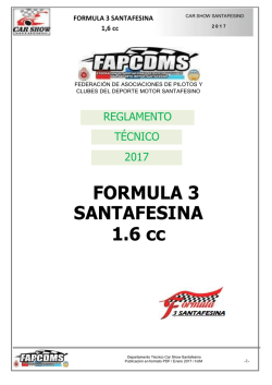 FORMULA 3 SANTAFESINA 1.6 cc
