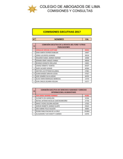 COLEGIO DE ABOGADOS DE LIMA