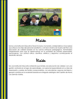 Vision / Mision - Liceo Naval Germán Astete