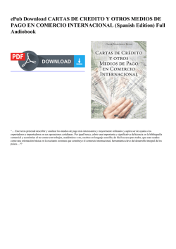 ePub CARTAS DE CREDITO Y OTROS