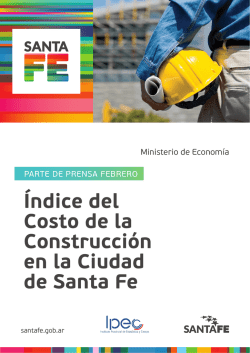 Índice del Costo de la Construcción en la Ciudad de Santa Fe