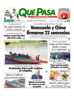 Venezuela y China firmaron 22 convenios