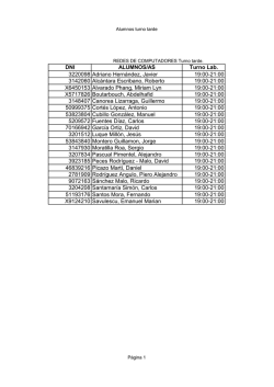 DNI ALUMNOS/AS Turno Lab. 3220098 Adriano Hernández, Javier