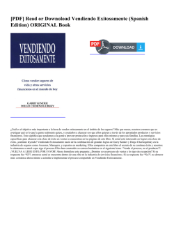 Read or Downoload Vendiendo