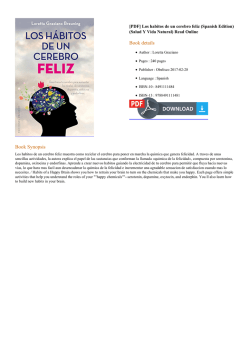 Los habitos de un cerebro feliz (Spanish Edition) (Salud Y