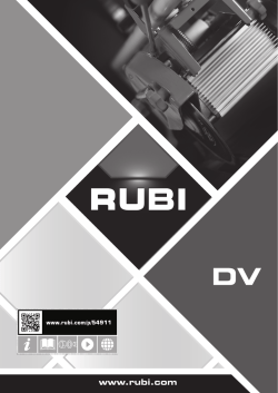 RUBI® Tools España | RUBI Herramientas y cortadoras manuales