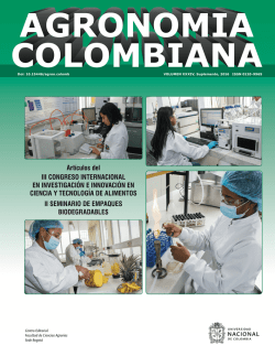 Consulte aquí Revista Agronomía Colombiana