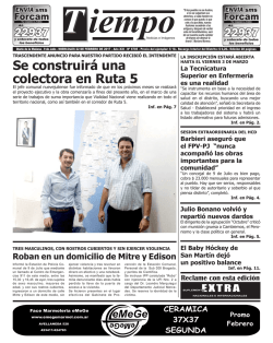 Se construirá una colectora en Ruta 5