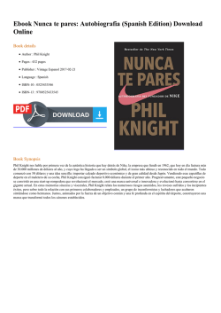 Ebook Nunca te pares: Autobiografia (Spanish