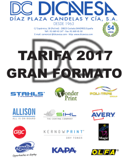 Descargar Tarifa