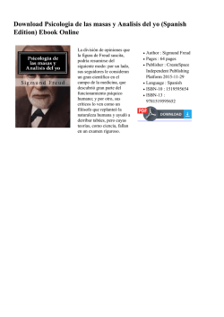 Psicologia de las masas y Analisis del