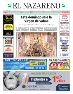 1 día E - Periódico El Nazareno