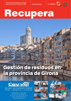 Gestión de residuos en la provincia de Girona