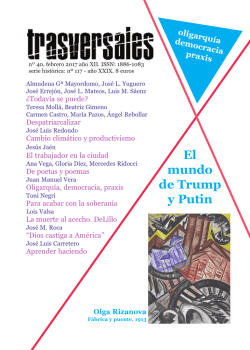 El mundo de Trump y Putin