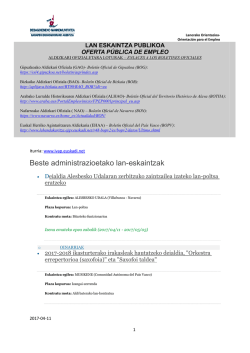 Beste administrazioetako lan