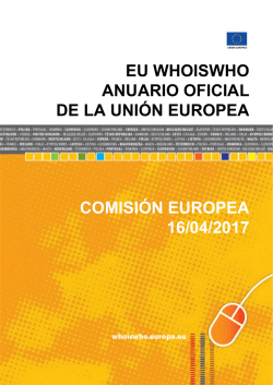 eu whoiswho anuario oficial de la unión europea