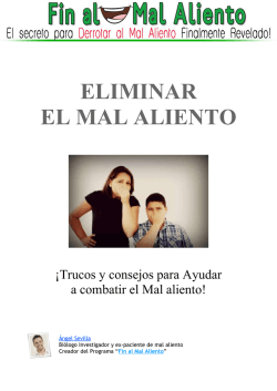 Fin al Mal Aliento™ PDF, Libro por Ángel Sevilla