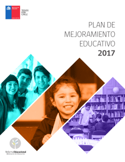 plan de mejoramiento educativo 2017
